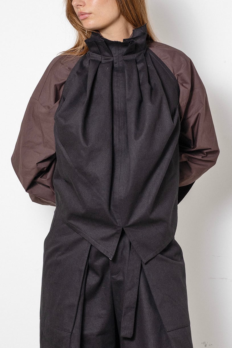 Archetype Lotus Top in Anthracite Cotton Twill €285,00-highres-1