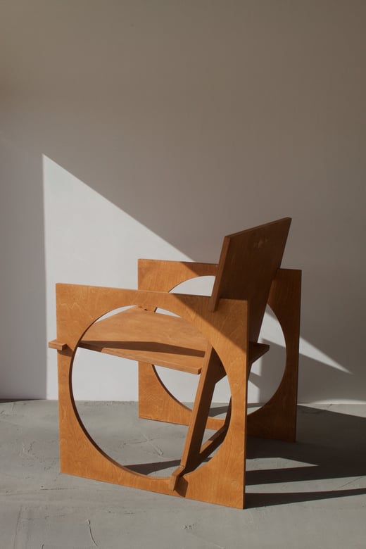 Sedia Tonda Wood Edoardo Lietti Studio 9