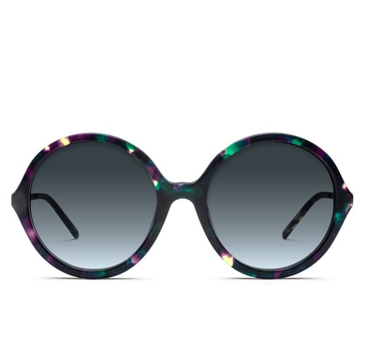 Wolfin-Savage-Lozen-Sunglasses-TransparentGreen Purple Yellow-€249(front)