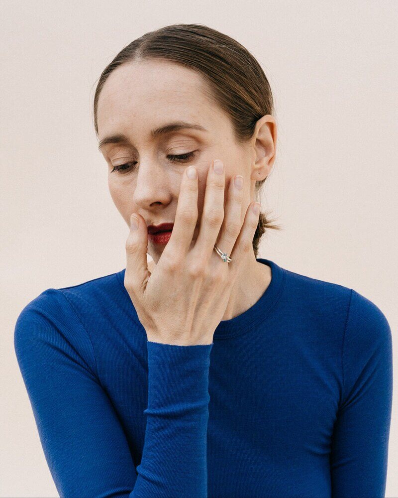 Elisa Lee Mini Lux Oval Ring